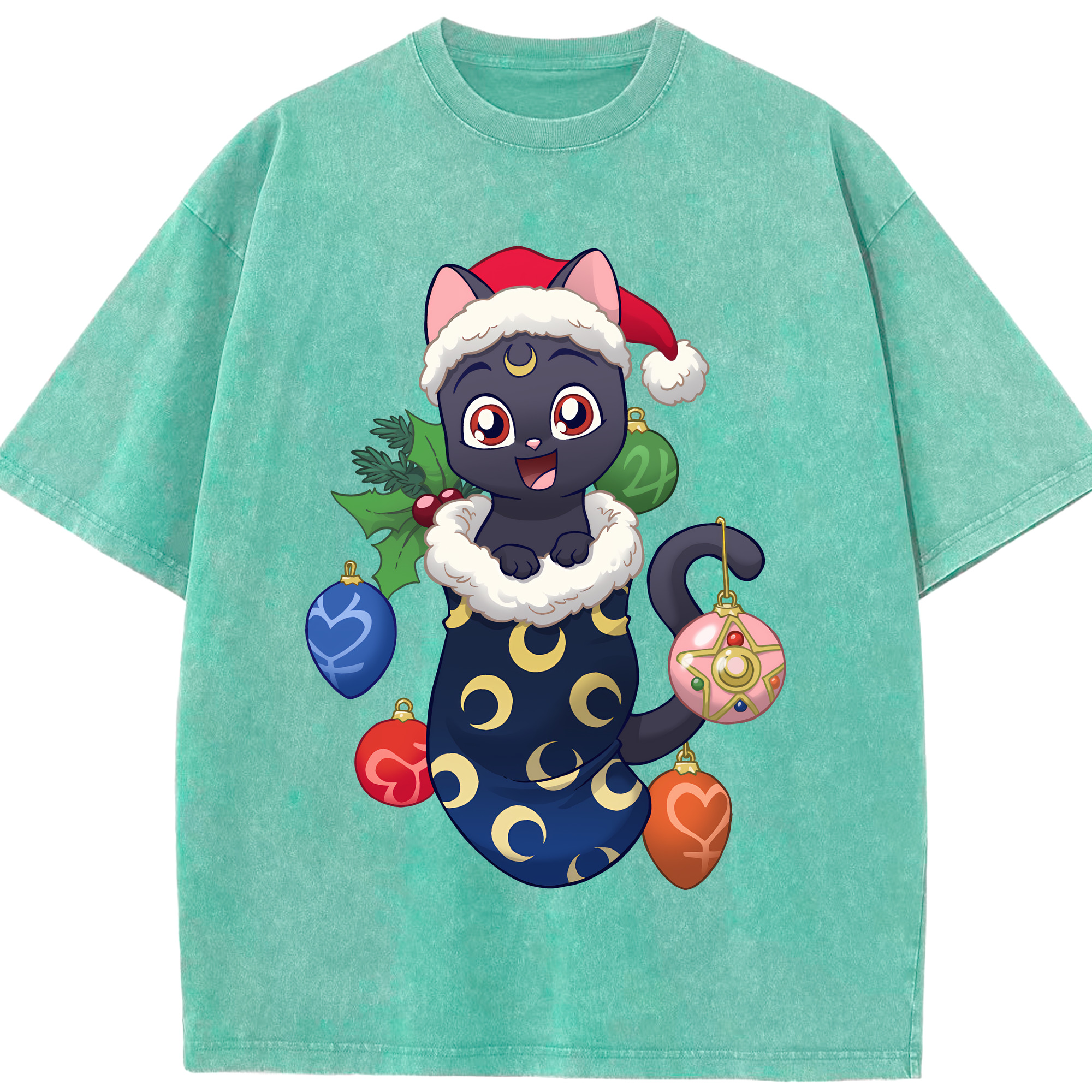 （画像用） 美少女戦士セーラームーン Sailor Moon 綿100% ヴィンテージ風 半袖Tシャツ（フロントプリント）
